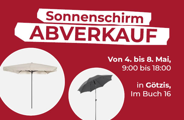 Sonnenschirm ABVERKAUF in Götzis