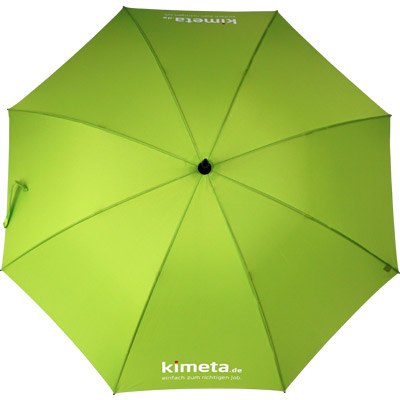 Regenschirm mit limettem Bezug