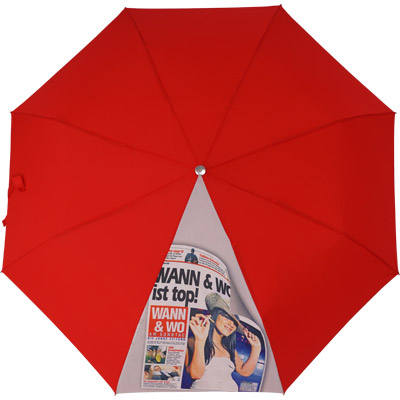 Regenschirm - ein Segment mit Fotodruck